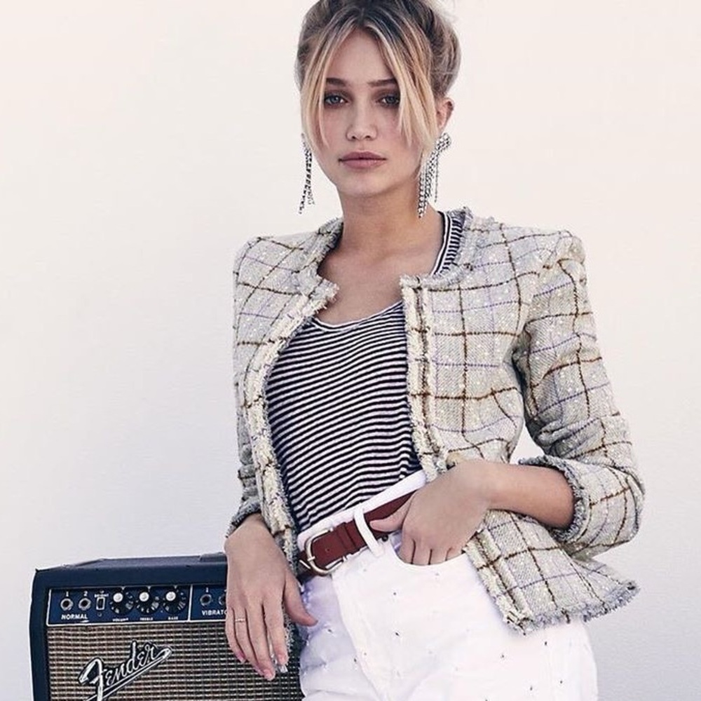 Isabel Marant Checkered Wool Blazer XS